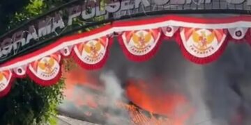 asrama brimob tanggerang kebakaran